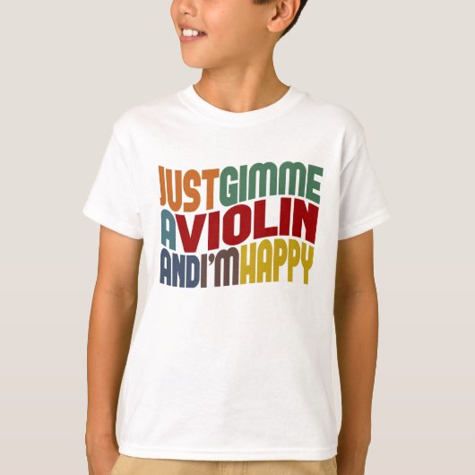 Gimme A Violin T-shirt (Voorkant)