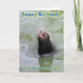 Gimme Fish, cadeaus.. alles. Feestdagen Kaart