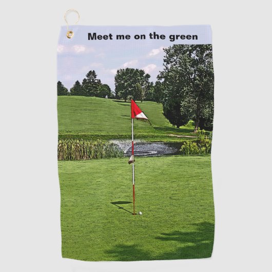 Gimme Golf Golf Towel Golfhanddoek (Voorkant)