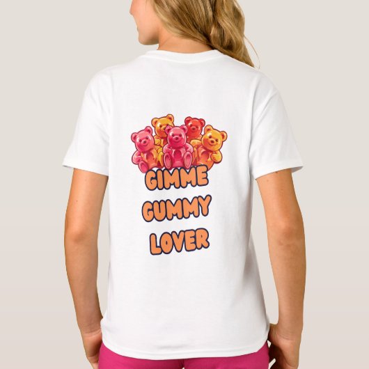 gimme gummy lover t-shirt (Achterkant)