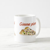 Gimme Pizza Pizza Lovers Koffiemok (Voorkant rechts)