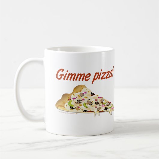 Gimme Pizza Pizza Lovers Koffiemok (Links)
