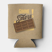 Gimme S'more Bonfire Custom Verjaardagsfles Blikjeskoeler (Voorkant)
