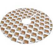 Gimme S'more Campfire S'mores Toasted Marshmallow Kerstboom Rok (Gekanteld)