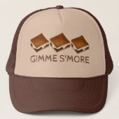 Gimme Smore Chocolate S'mores Camping Campfire Trucker Pet (Voorkant)