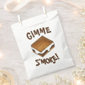 Gimme S'more Marshmallow Campfire S'mores Camp Bedankzakje (Geknipt)