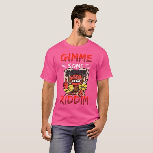 Gimme Some Riddim Edm Lover T-shirt (Voorkant volledig)