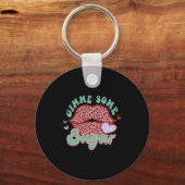 Gimme Some Sugar Leopard Lips Valentine Meme  Sleutelhanger (Voorkant)