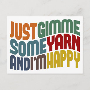 Gimme some Yarn Briefkaart