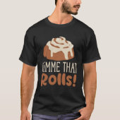 Gimme That Rolls Ironic Cinnamon Roll Chef T-shirt (Voorkant)