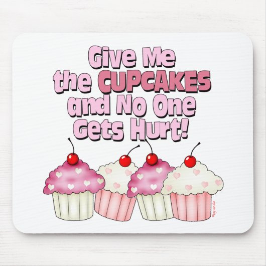 Gimme the Cupcakes Muismat (Voorkant)