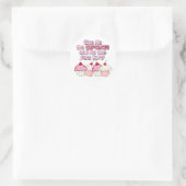 Gimme the Cupcakes Ronde Sticker (Tas)
