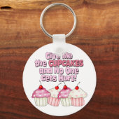 Gimme the Cupcakes Sleutelhanger (Voorkant)