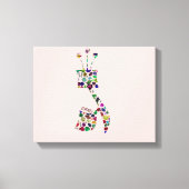 Gimmel - Hebreeuwse brief Canvas Afdruk (Voorkant)