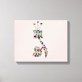 Gimmel - Hebreeuwse brief Canvas Afdruk