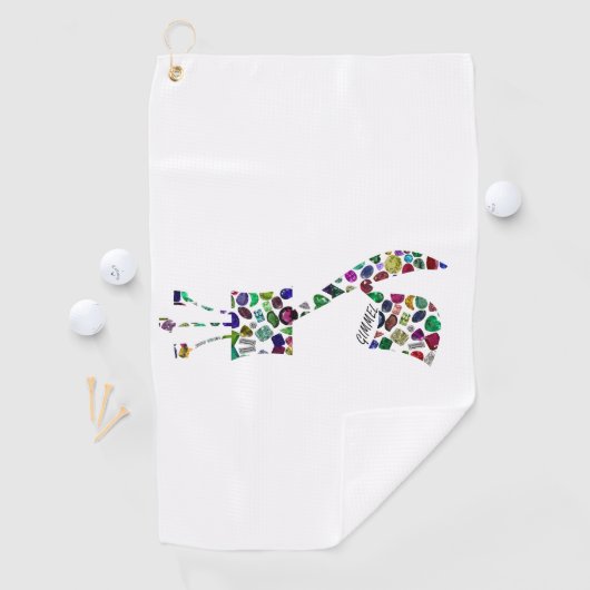 Gimmel - Hebreeuwse brief Golfhanddoek (Insitu)