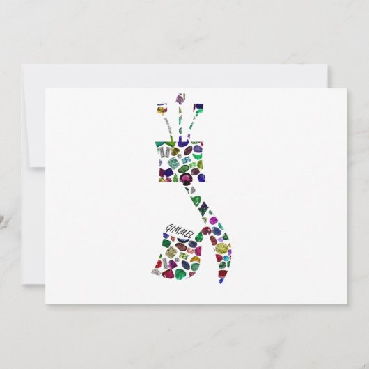 Gimmel - Hebreeuwse brief Kaart (Voorkant)