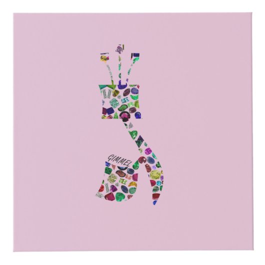 Gimmel - Hebreeuwse brief Kubus (Voorkant)