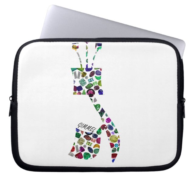 Gimmel - Hebreeuwse brief Laptop Sleeve (Voorkant)