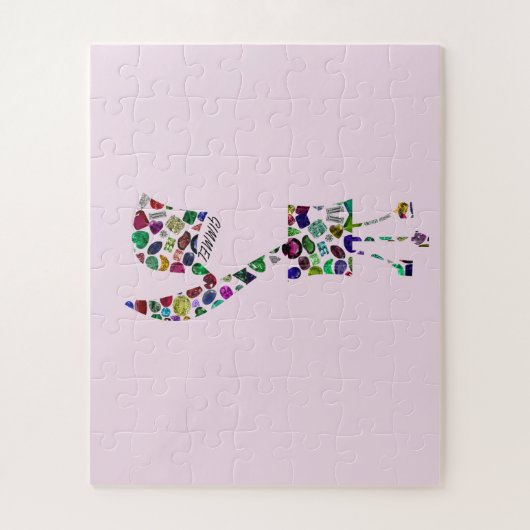 Gimmel - Hebreeuwse brief Legpuzzel (Verticaal)