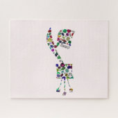 Gimmel - Hebreeuwse brief Legpuzzel (Horizontaal)