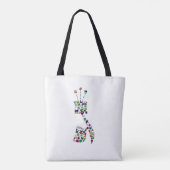 Gimmel - Hebreeuwse brief Tote Bag (Achterkant)