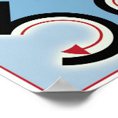 Gimmel - Zayin Writing Poster (Hoek)