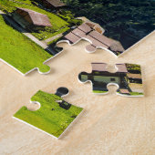 gimmelwald in de zwitserse alpen - zwitserland legpuzzel (Zijkant)