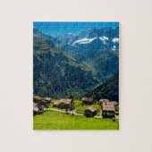 gimmelwald in de zwitserse alpen - zwitserland legpuzzel (Verticaal)