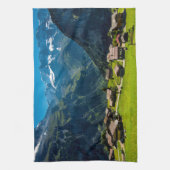 gimmelwald in de zwitserse alpen - zwitserland theedoek (Verticaal)