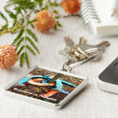 Gimme's een Ringer Hoefijzer Pitching Gifts Sleutelhanger (Zijkant)