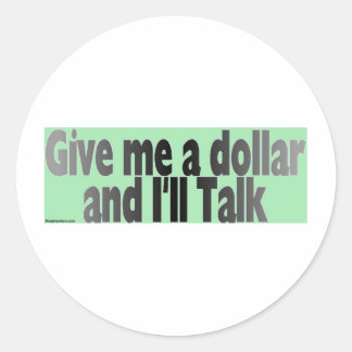 gimmie_dollar ronde sticker
