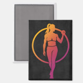 gimnastisch magneet (Voorkant / Achterkant)