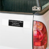 gimp-humor bumpersticker (Op Truck)