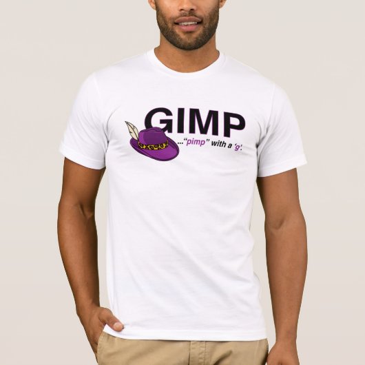 Gimp Pimp Mannen T T-shirt (Voorkant)
