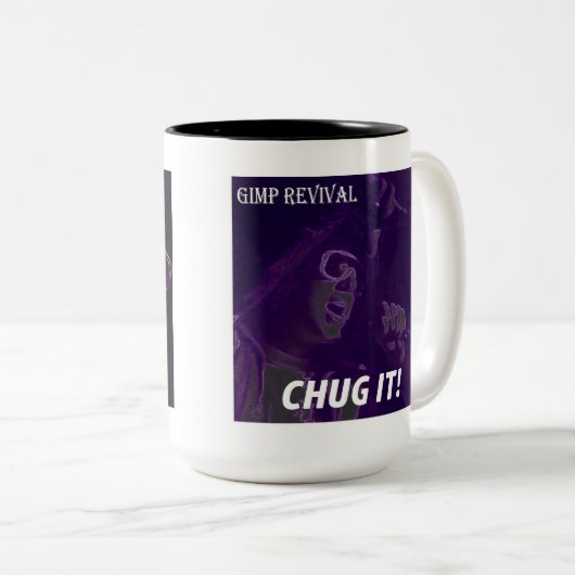 Gimp Revival 2-zijdige Chug Mok (Voorkant rechts)