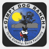 Gimpy Dog Ranch Logo Stickers (Voorkant)