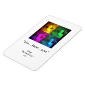 Gimpy "Live...Meow...Love" Premium Flexi Magnet Magneet (Linkerzijde)