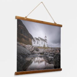Gimsoy Church Lofoten Noorwegen Hangend Wandkleed