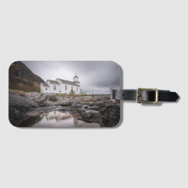 Gimsoy Kerk Lofoten Noorwegen Bagagelabel