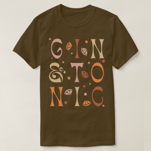 Gin amp Tonic T-shirt (Design voorkant)