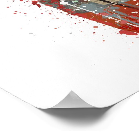 Gin Bottle Wall Art Print "Berry" (Hoek)