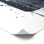 Gin Bottle Wall Art Print 'Dark Granite' (Hoek)