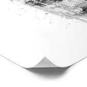 Gin Bottle Wall Art Print 'Grey Marble' (Hoek)