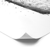 Gin Bottle Wall Art Print 'Steel Grey' Grey (Hoek)