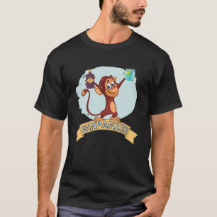 Gin Chimp Drink graag met vriendinnetjes gin Cockt T-shirt