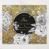 Gin Dotted bottle Likeurfles Etiket (Enkel label)