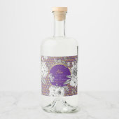 Gin Dotted bottle Likeurfles Etiket (Voorkant)