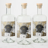 Gin Dotted bottle Likeurfles Etiket (Flessen)