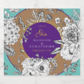 Gin Dotted bottle Likeurfles Etiket (Enkel label)